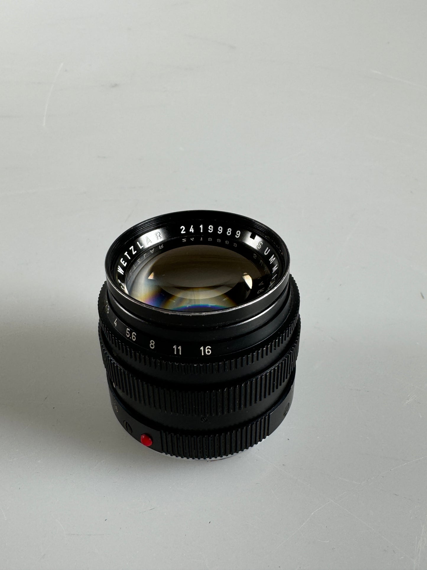 LEITZ Leica Summilux M 50mm F1.4 E43 Ver.II V2 Black Lens 11114