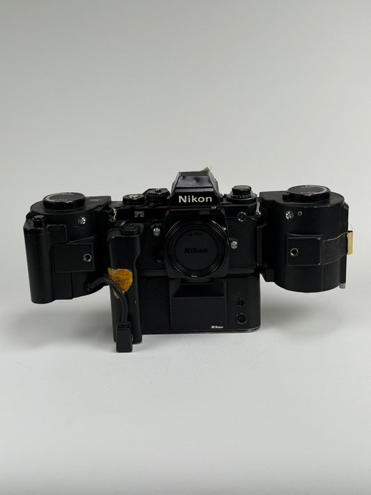 Nikon F3 Body with MF-4 250 Exposure Film Magazine Back Holder - Heinz Kluetmeier