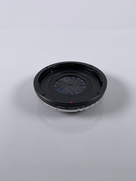 KIPON LENS ADAPTER CONTAX 645 TO NIKON F WITH BUILT IN APERTURE