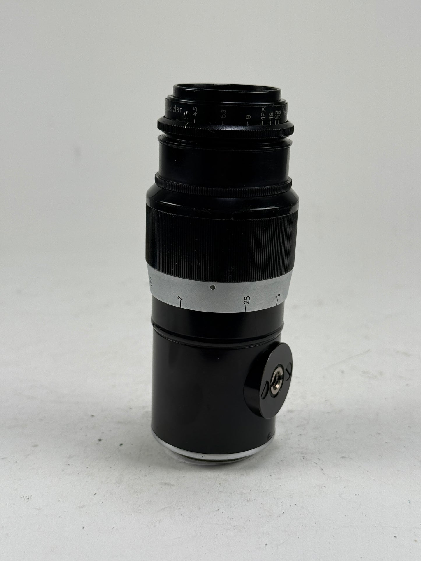 Leica 13.5cm (135mm) f4.5 Hektor LTM M39 Lens Black/Chrome