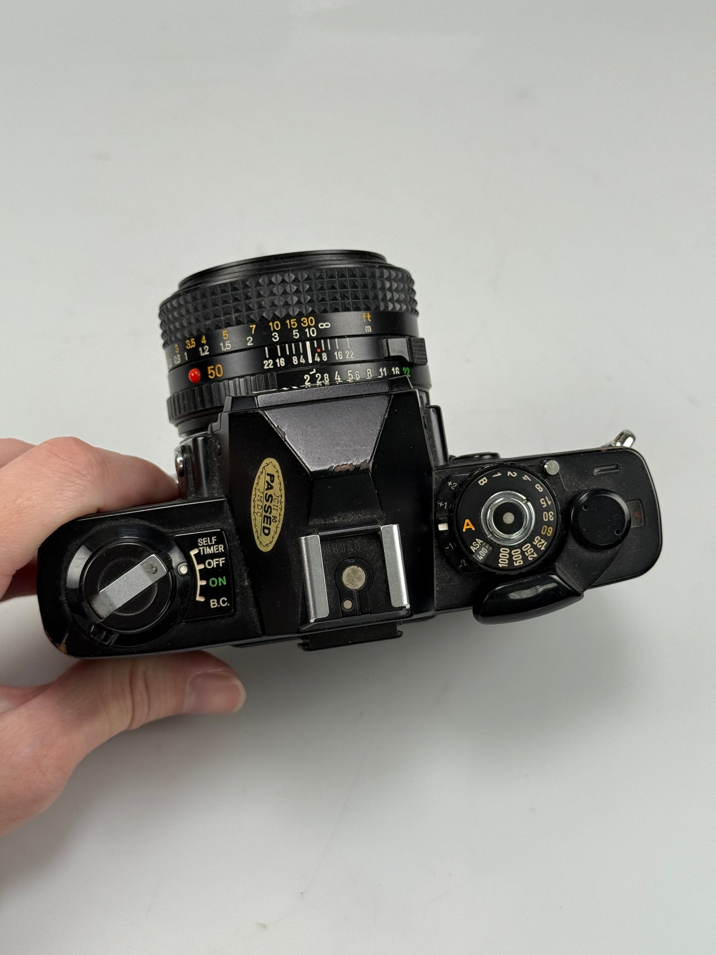 Minolta XG-9 Black 35mm SLR Film Camera Body MD MC SR w/ 50mm f2 kit