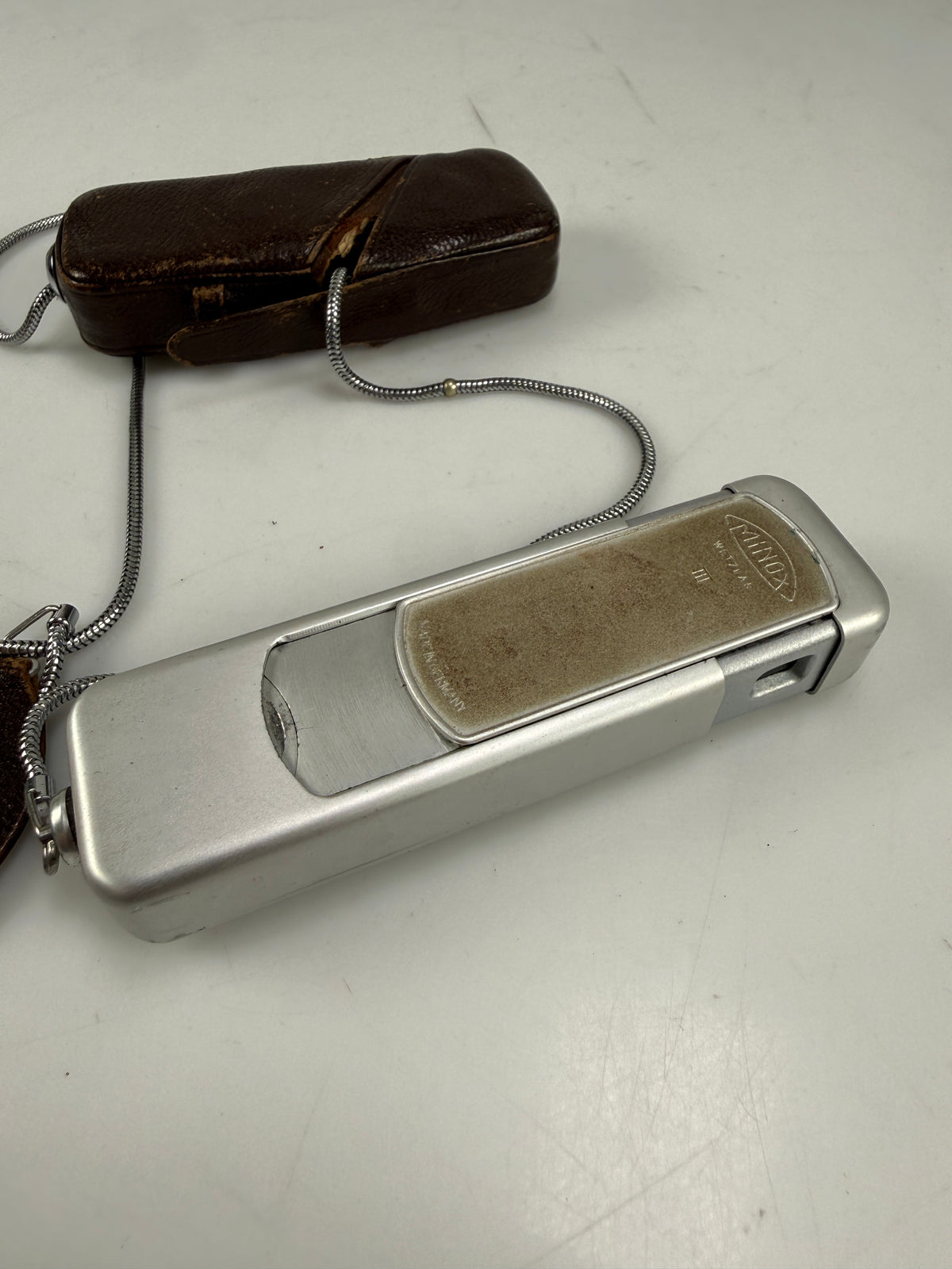 MINOX III Spy Film Camera Subminiature Chrome silver