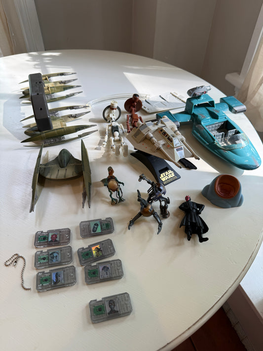 Lot Of 90s 1995, 1998, 1999 Star Wars Action Figures LTL toy