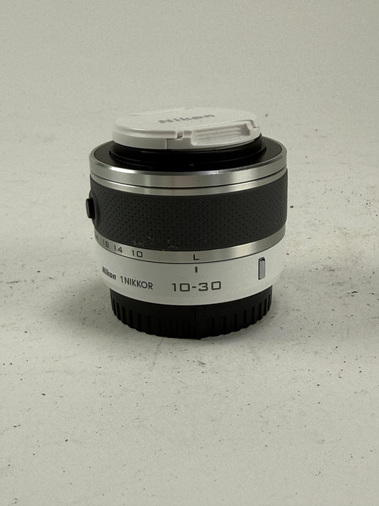 Nikon 1 Nikkor 10-30mm f3.5-5.6 VR IF ASPH Lens white