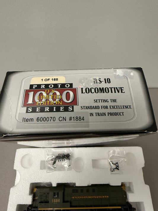HO PROTO 1000 DX LIMITED EDITION 1 of 168 CANADIAN NATIONAL RS-10 #1884 locomotive