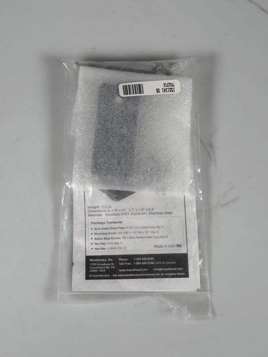 Wimberley P-10 Universal Lens Plate P10