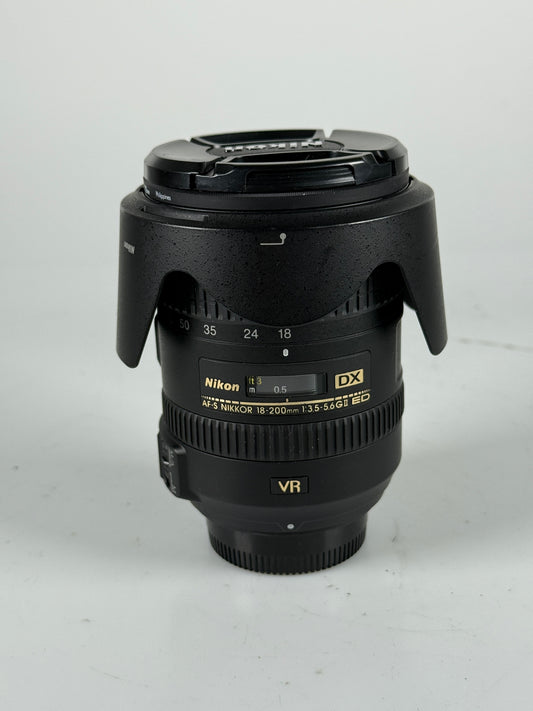Nikon Nikkor AF-S 18-200mm f3.5-5.6 G II DX VR ED IF Lens AFS