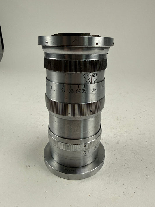Nikon Nikkor-q.c 13.5cm 135mm f3.5 Lens S mount Nippon Kogaku Tokyo