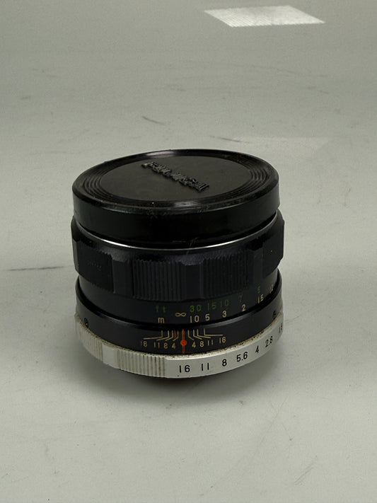 M42 Screw Mount Fuji Fujinon 55mm f1.8 Manual Focus Prime Lens Vintage