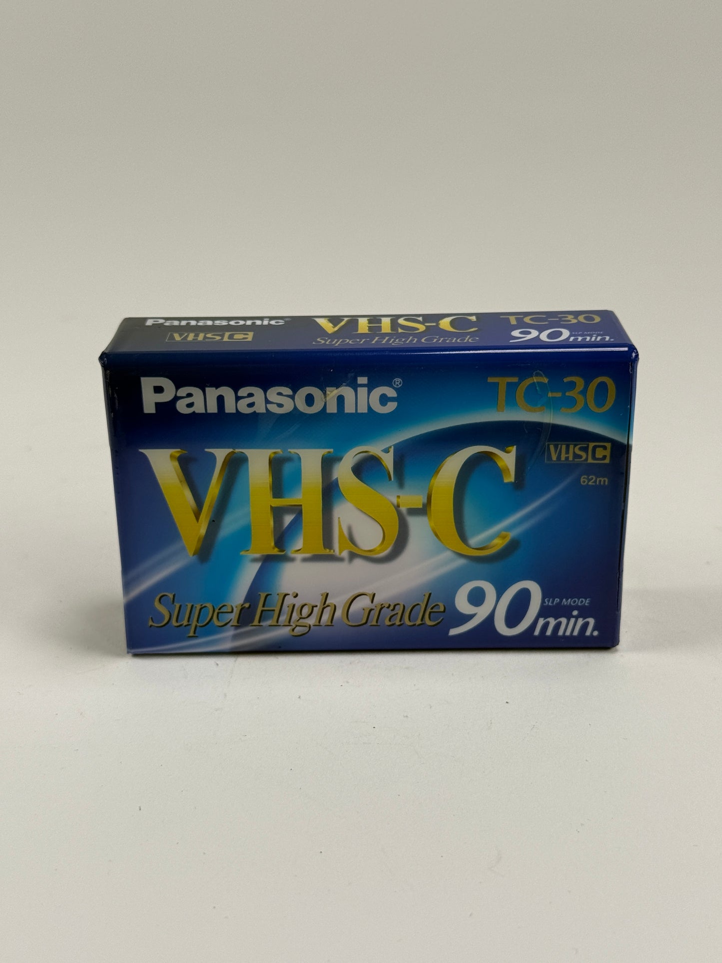 Lot of 2 Panasonic TC-30 VHS-C 90 Min Super High Grade Tapes