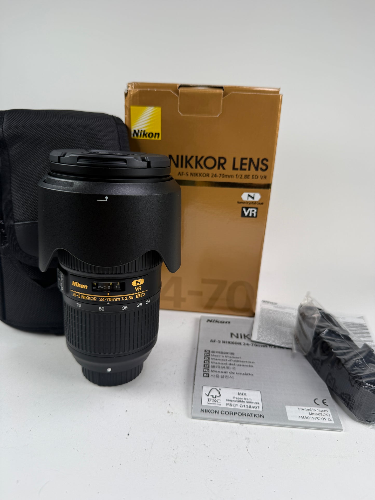 NIKON AF-S NIKKOR 24-70mm f2.8E ED VR Zoom Lens