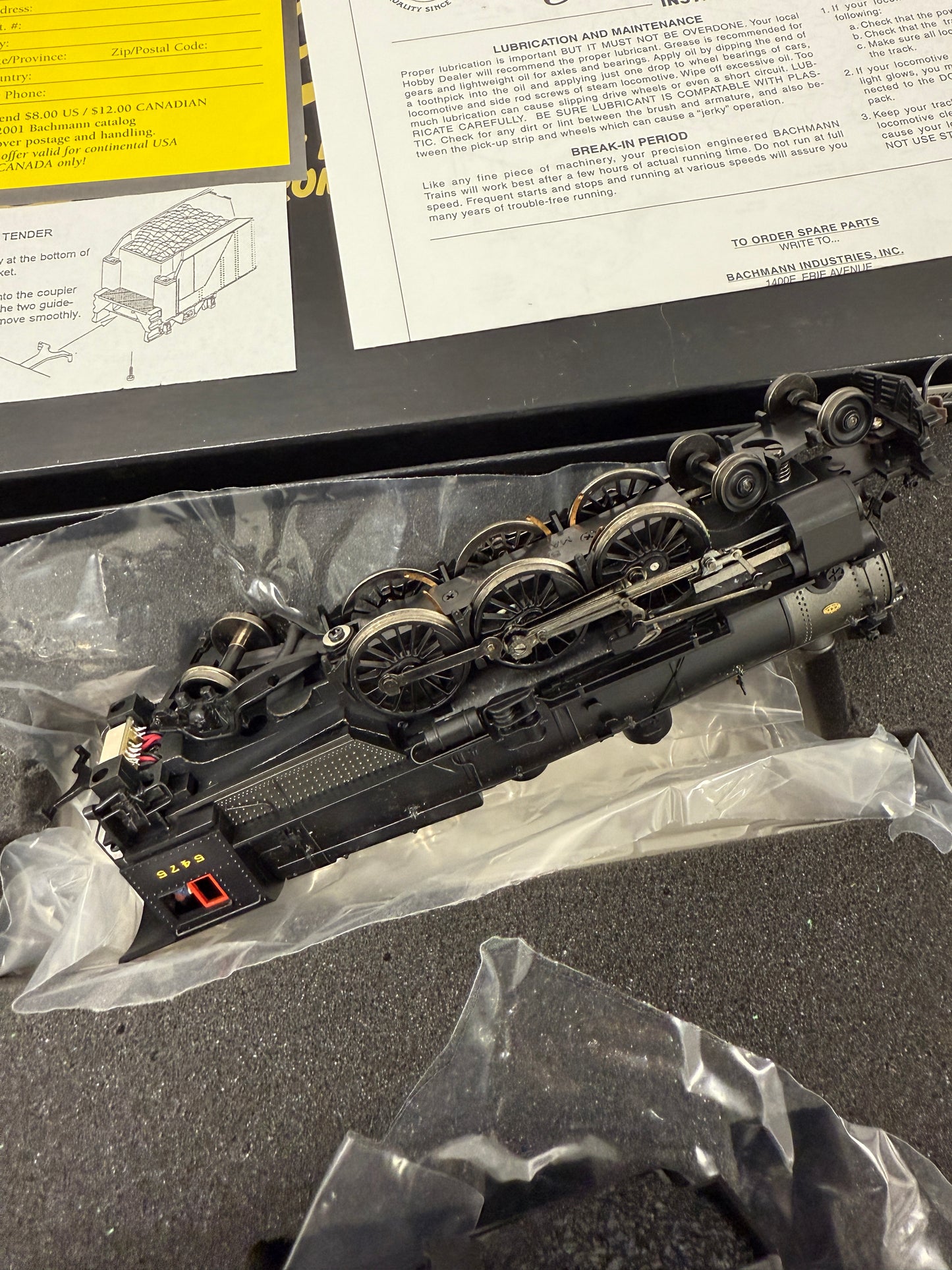 Bachmann Spectrum 84114 HO Scale K4 4-6-2 Pacific LocomotivePennsylvania 6476