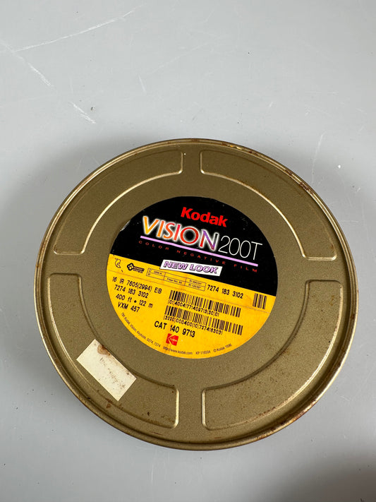 Kodak Motion Picture Film 7274 200T vision 16mm 400 FT