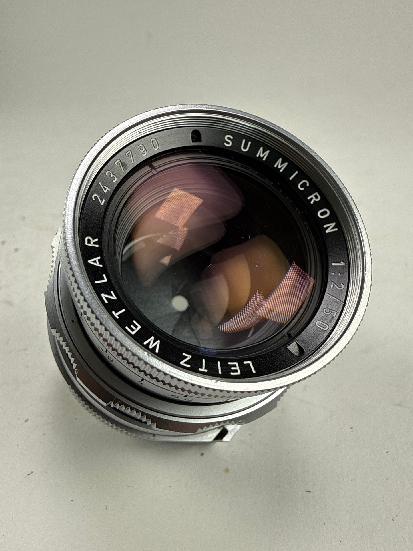 Leica Leitz Wetzlar Summicron-M 50mm F2 Dual Range DR f2 Lens Rigid LAST BATCH 1970