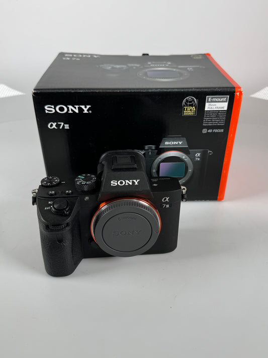 Sony Alpha A7III 24 MP Full-Frame Mirrorless Camera (Body Only)