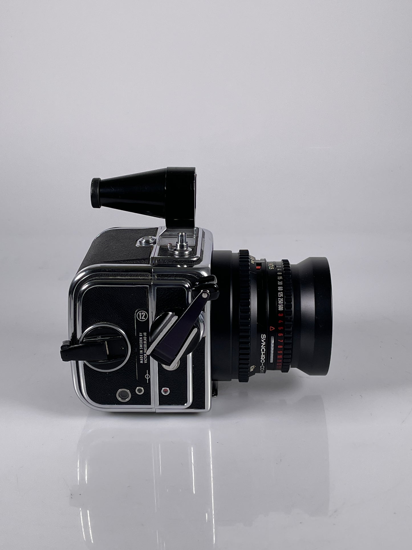 Hasselblad SWC Super Wide C Medium Format Camera w/38mm Zeiss Biogon Lens Black w/ A12
