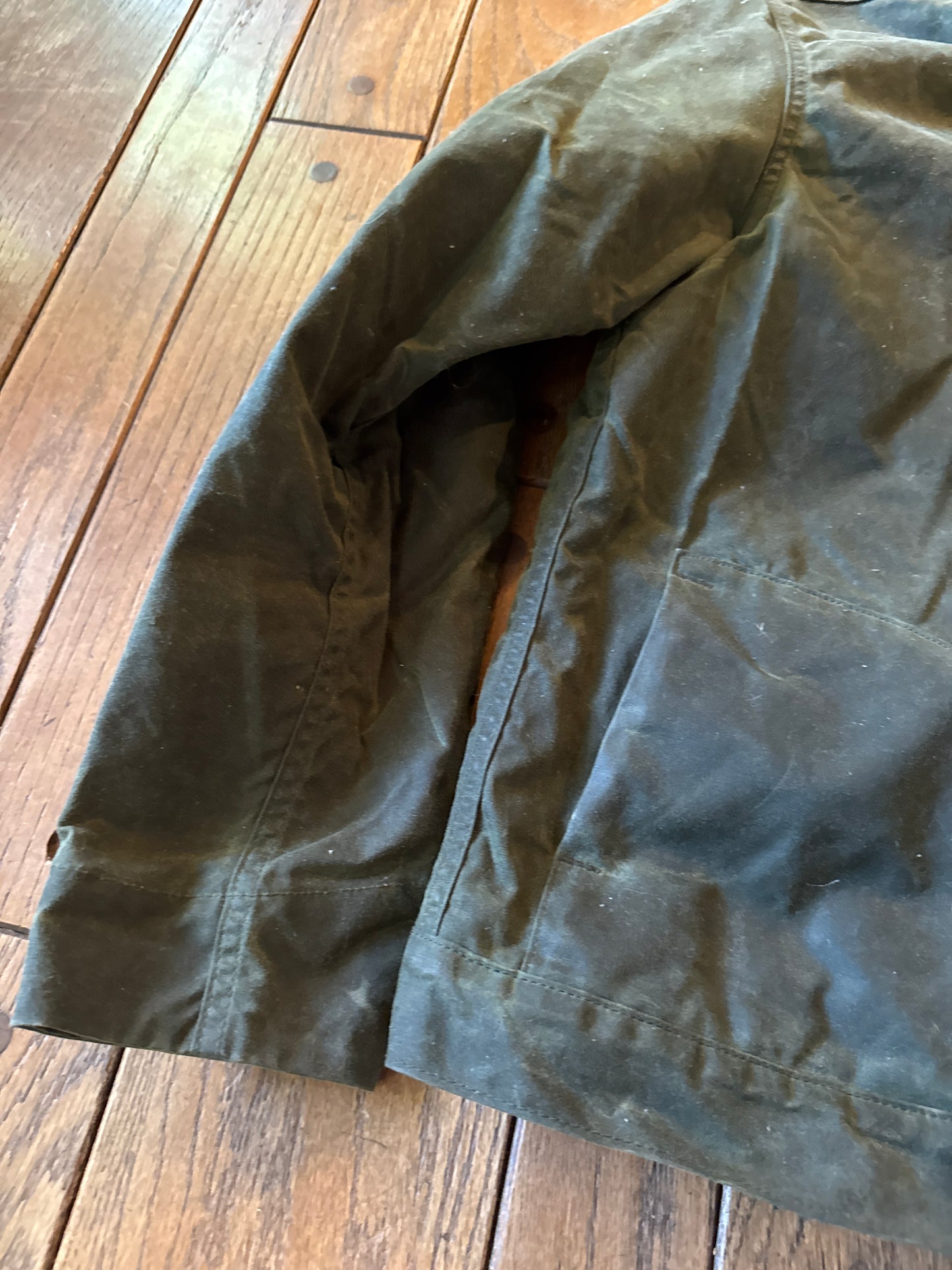 Rogue Territory Supply Jacket Wool Blanket Lined Waxed Olive Ridgeline Large