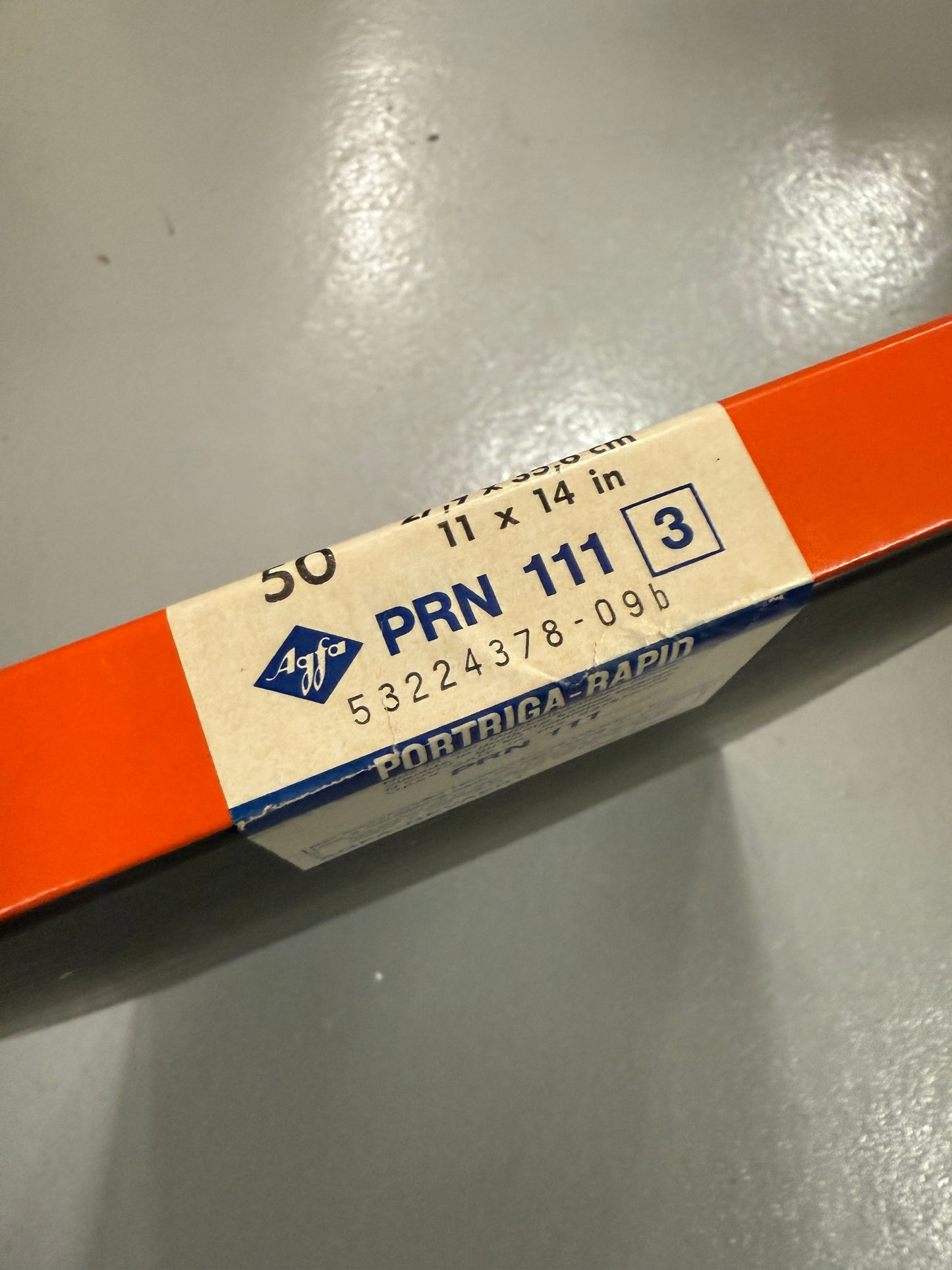 Agfa Portriga Rapid Photo Paper 50 Sheets 11x14 inch PRN 111 3