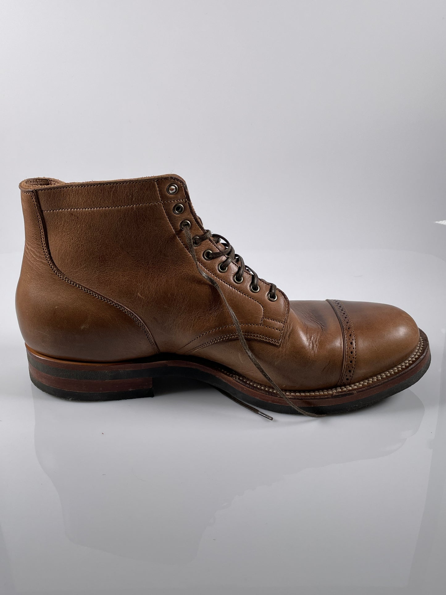 Viberg Service Boot 2030 - Tan Brown Size US 10