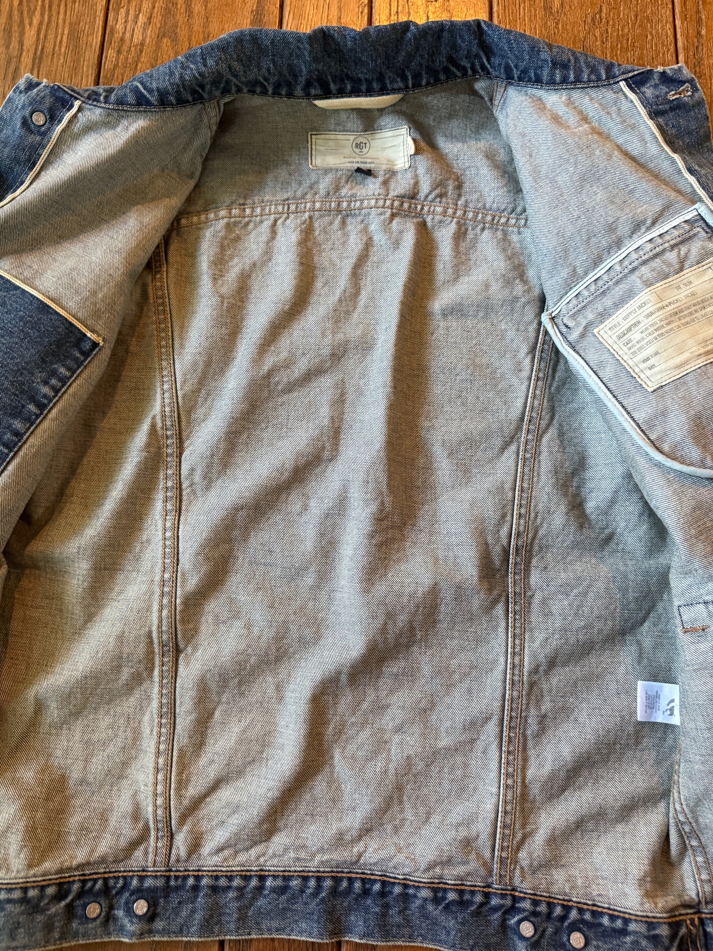 Rogue Territory Supply Jacket -  River Wash Indigo, Large