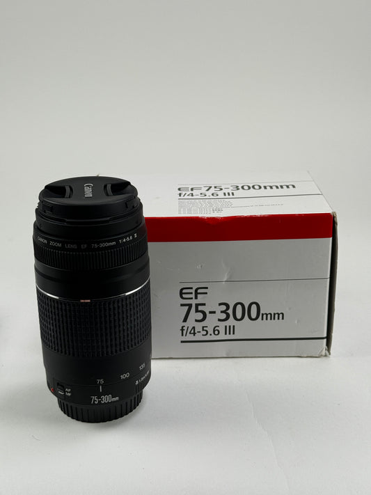 Canon EF 75-300mm f4-5.6 III Telephoto Zoom Lens