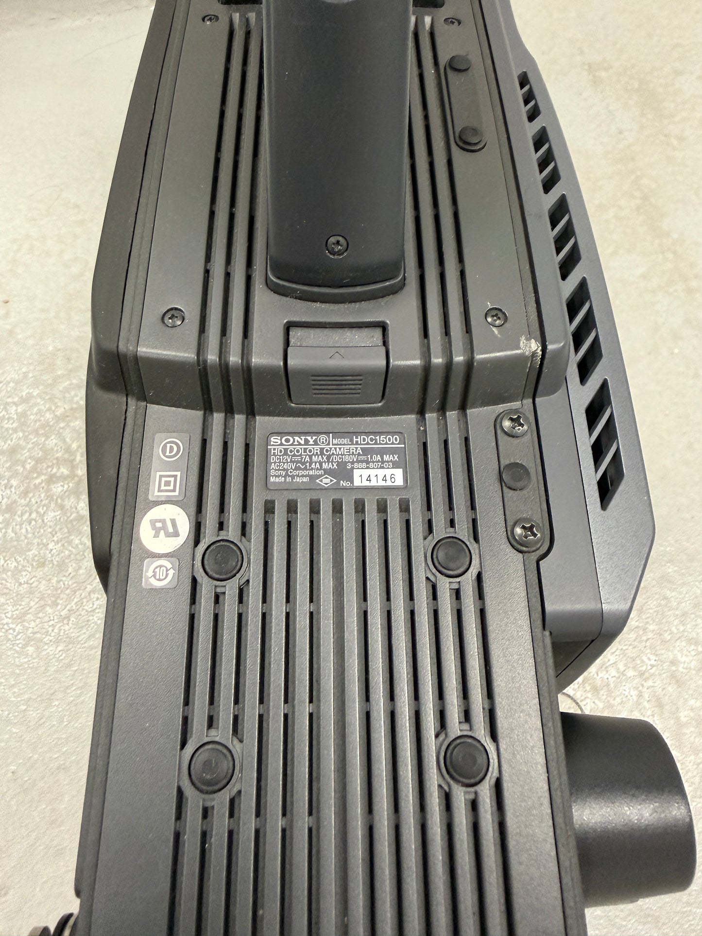 Sony HDC1500 HD Color Camera video studio