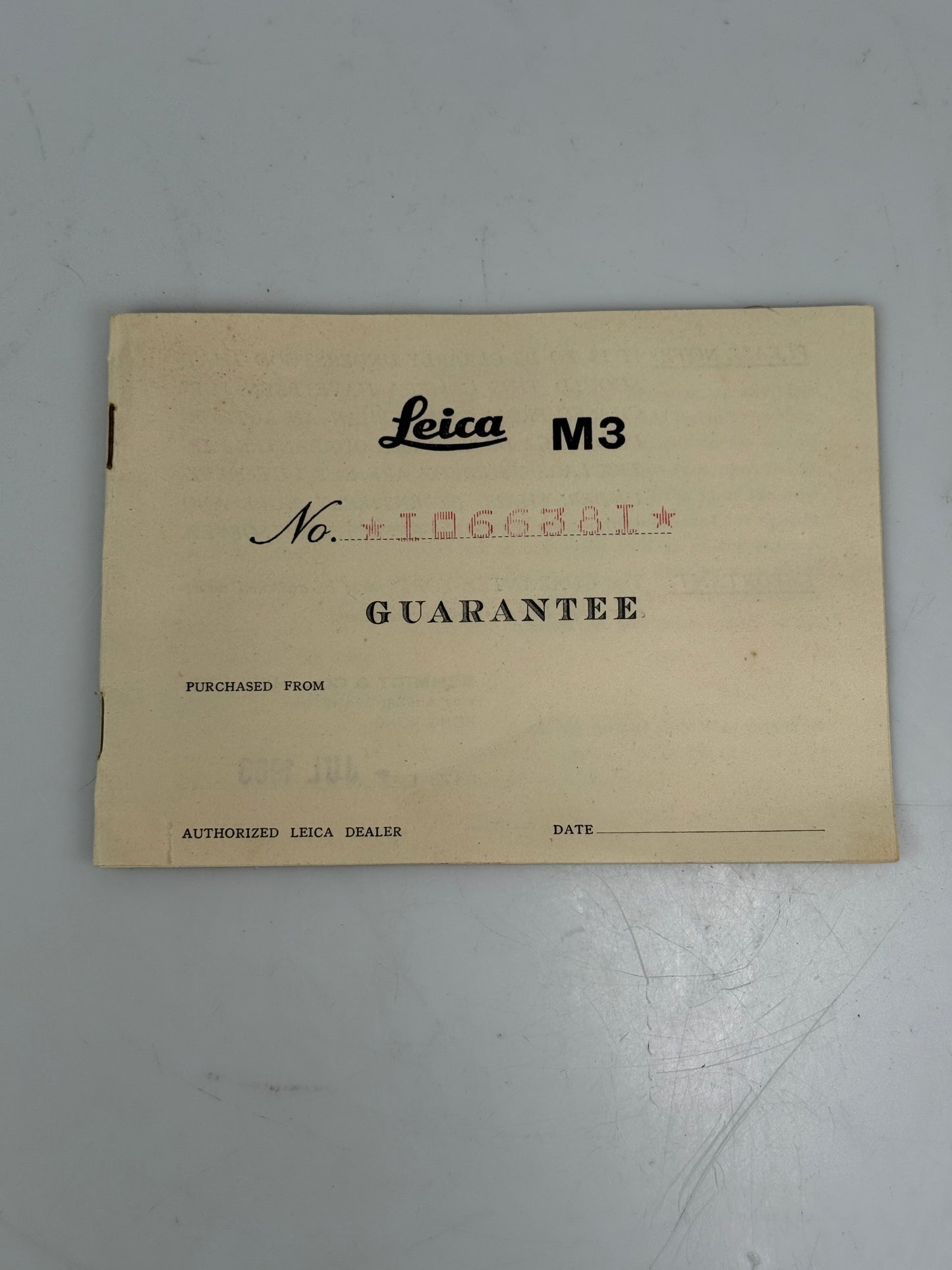 Leica M3 SS Single Stroke Rangefinder 35mm Film Camera Chrome SN:1066XXX