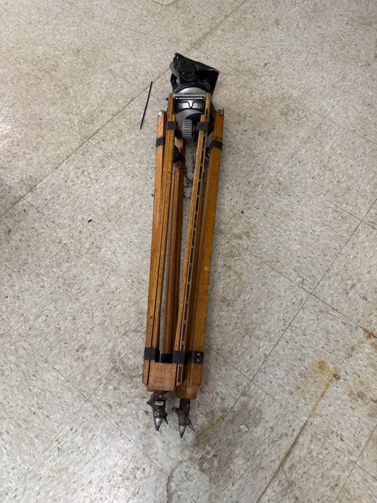 Arri wooden tripod with tilt head RARE vintage