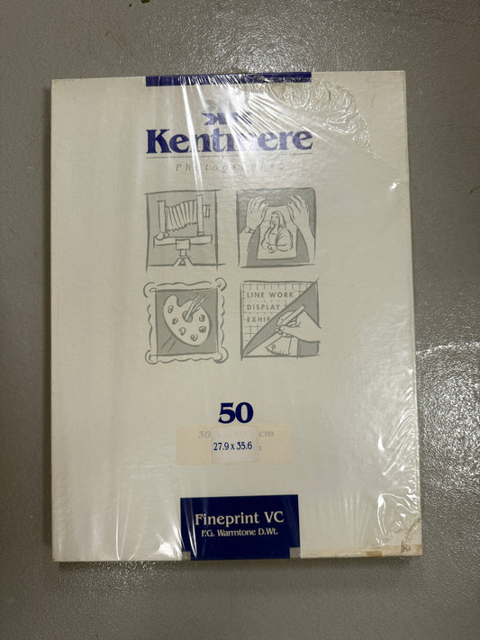 Kentmere Fineprint VC warm tone 27.9x35.6cm Darkroom Paper 50 Sheets