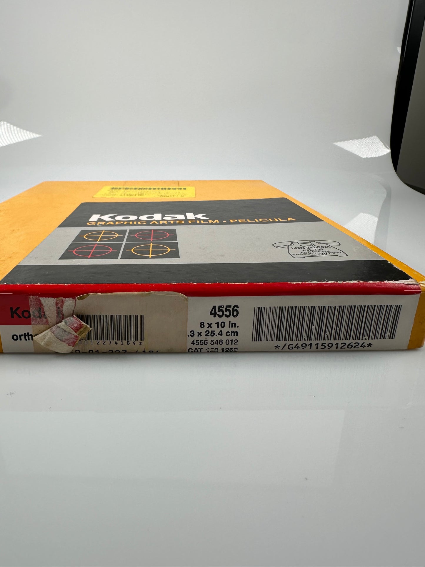 Kodak 8x10 100 sheets Kodalith ortho film 4556, type 3 graphic arts film