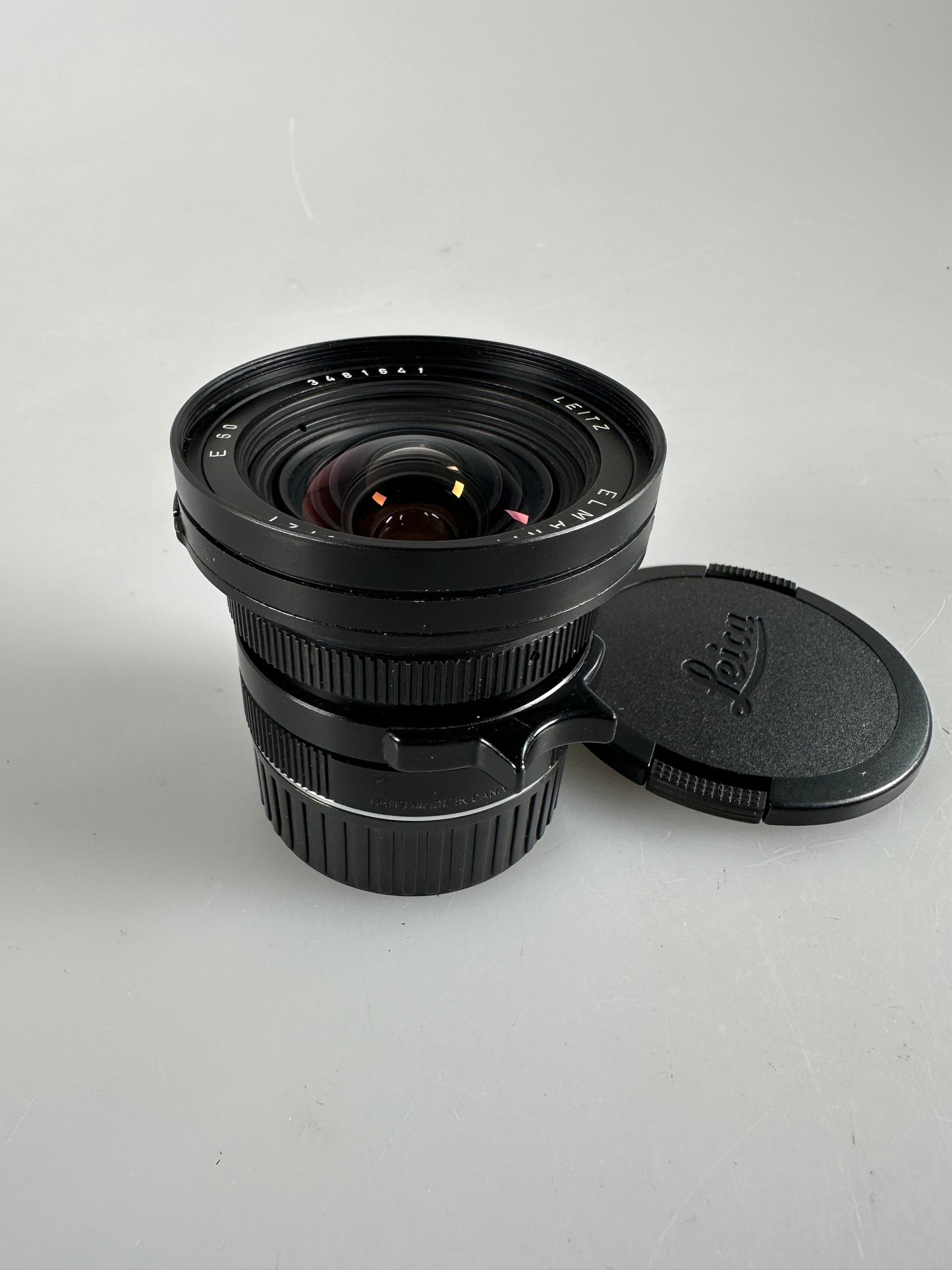 Leica M 21mm f2.8 Elmarit-M E60 Canada Lens *Complete CLA w/ 12537 hood