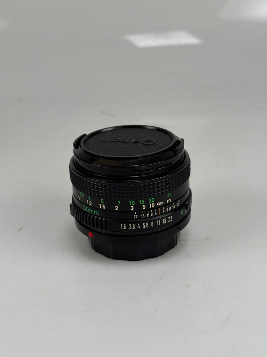 Canon 50mm F1.8 FDN New FD mount lens