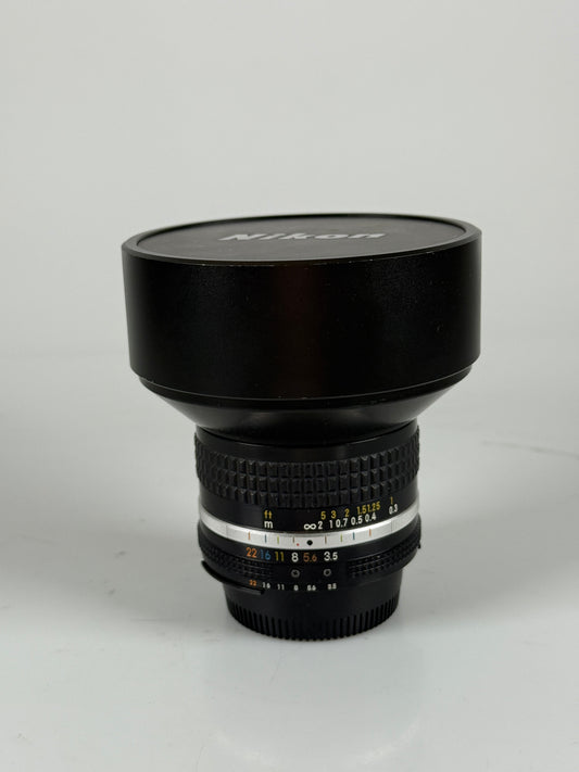 Nikon Nikkor AI-S 15mm f3.5 Lens AIS
