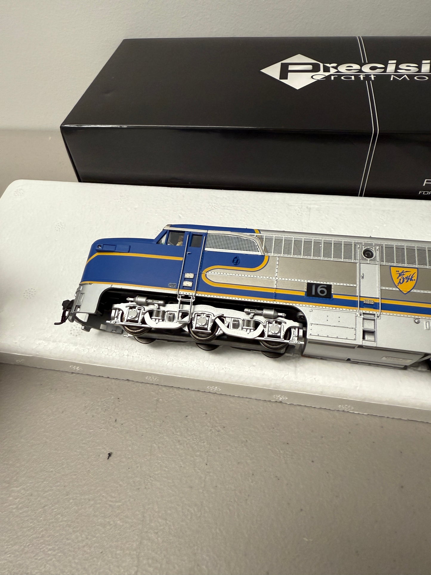 Precision Craft HO Scale #358 Alco PA2 Blue Warbonnet #16 DC/DCC w/ Sound