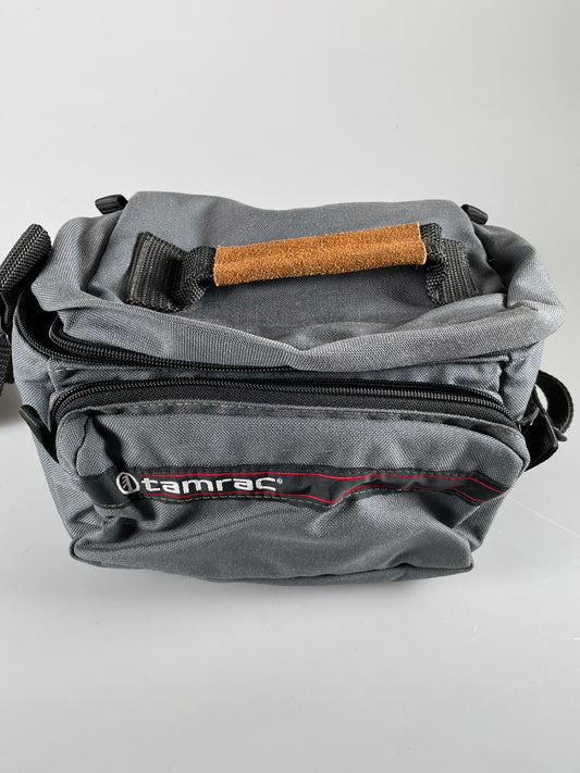 Vintage Tamrac canvas Camera Bag grey gray