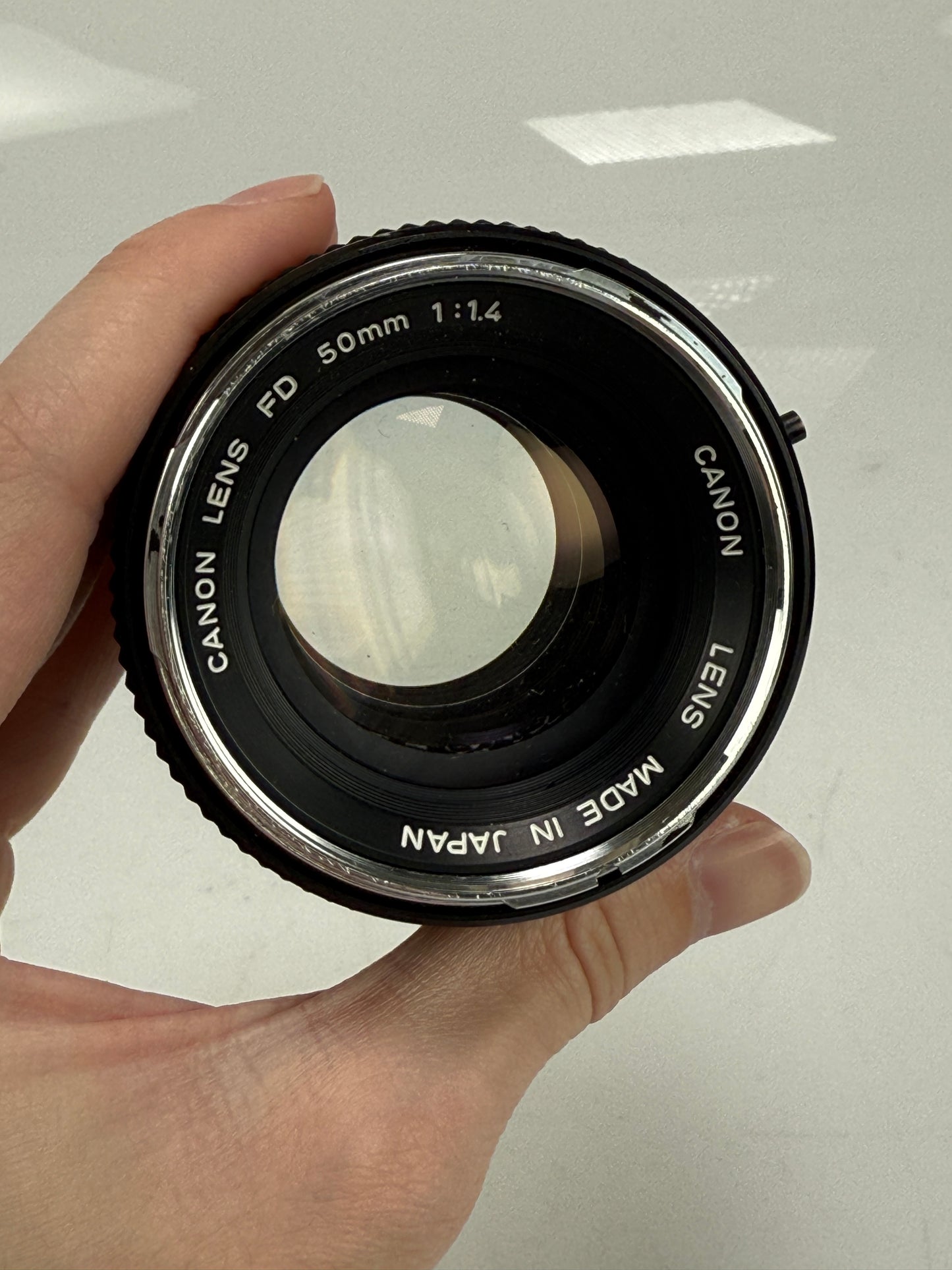 Canon FD Chrome nose 50mm f1.4 MF prime Lens