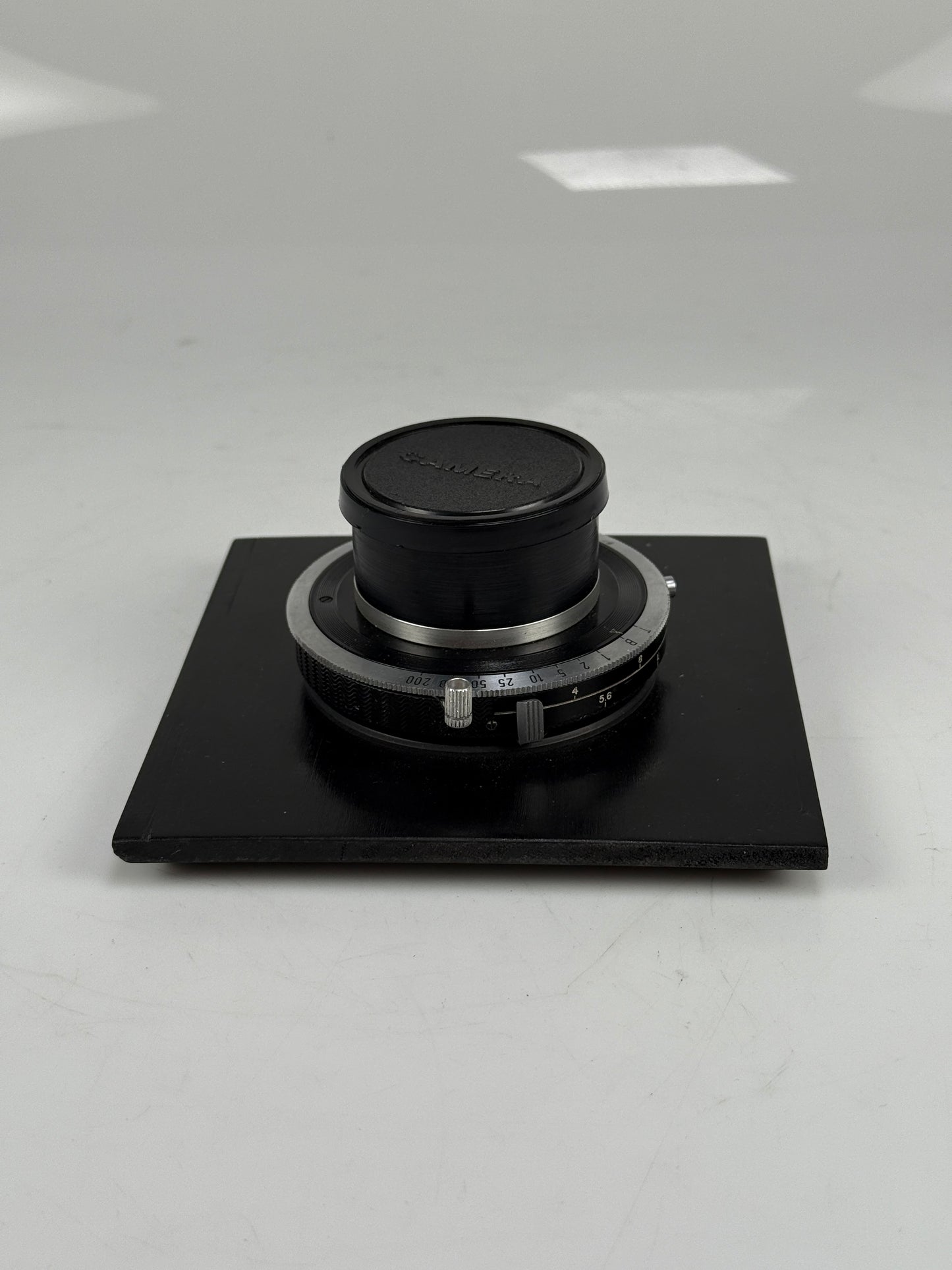 Carl Zeiss Jena Triotar 150mm 15cm f3.5 Lens in Compur Shutter Large Format