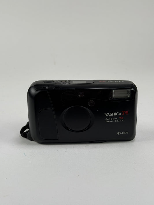 Yashica T4 T* Carl Zeiss 35mm F3.5 Lens Camera black
