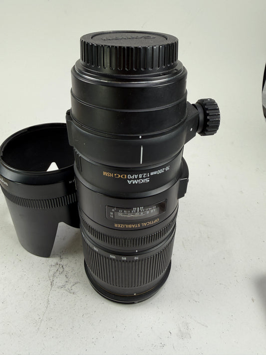 Sigma AF 70-200mm f2.8 APO DG EX HSM OS Lens Canon EF