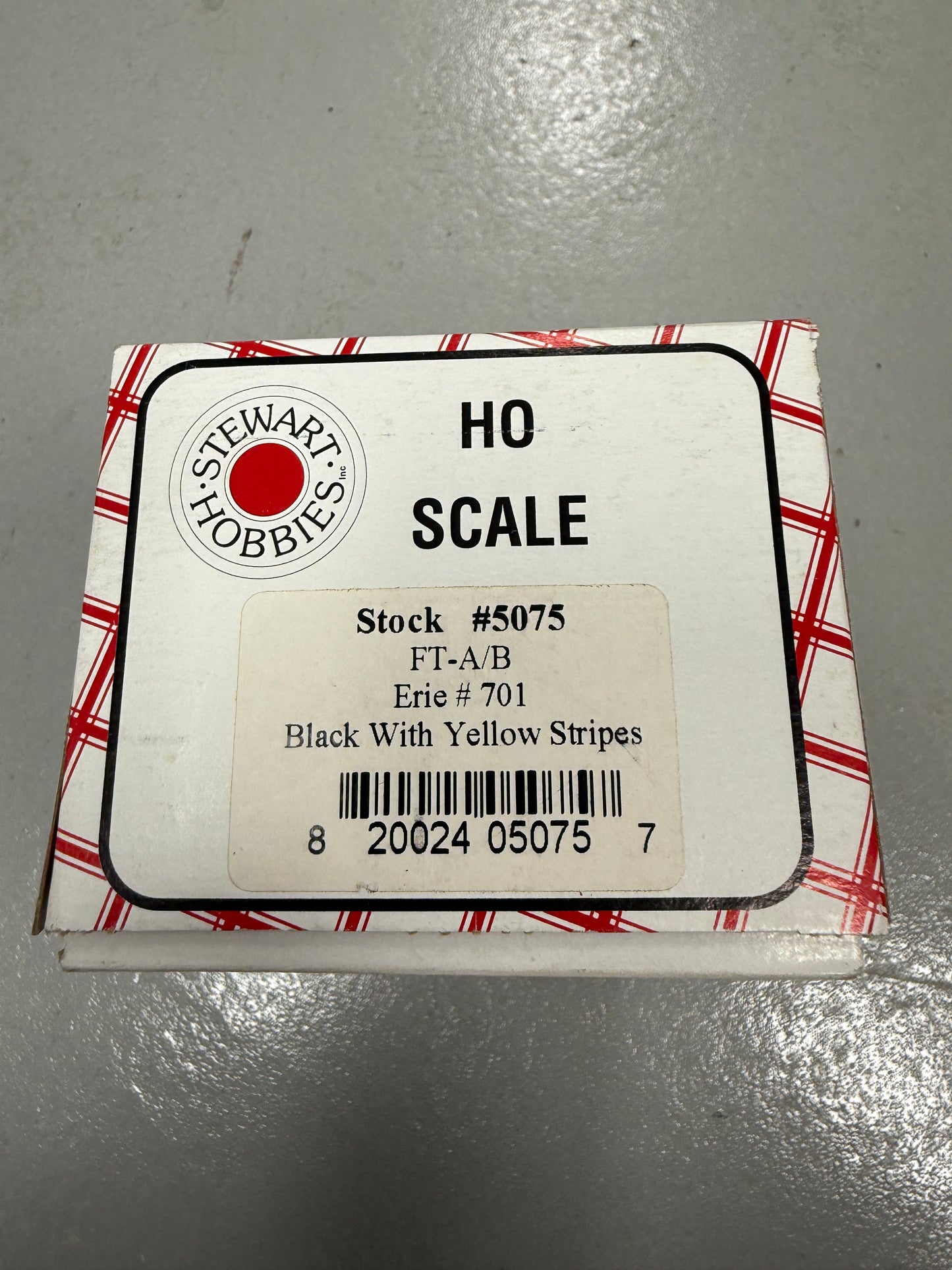 Stewart hobbies HO #5075 FT-A/B Erie 701 black locomotive