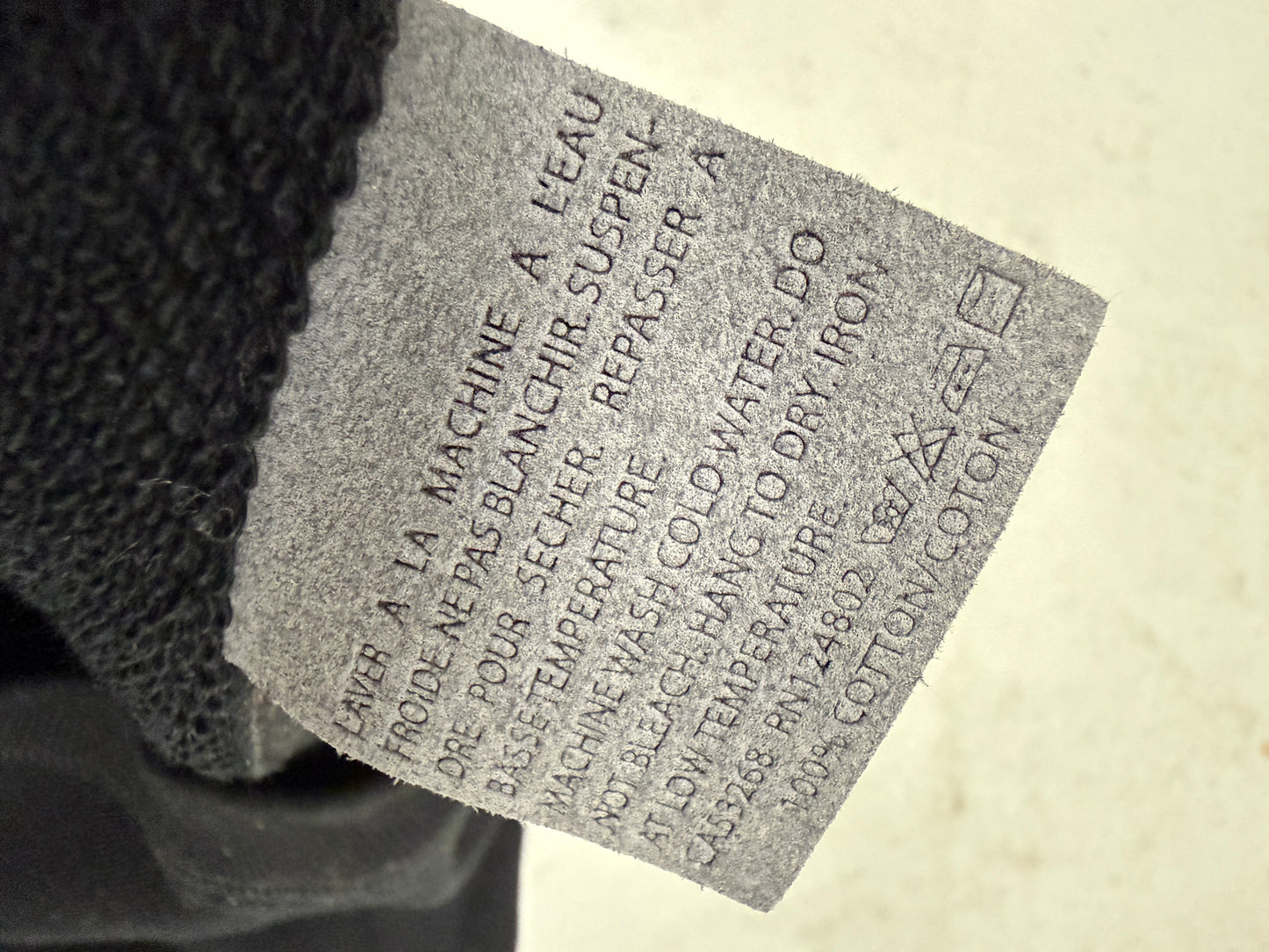 Naked & Famous Black Crewneck Sweatshirt Mens M Cotton Made Canada