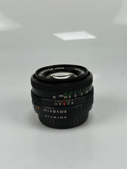 Fuji X-Fujinon 50mm f1.6 DM lens For Fuji 35mm SLRs