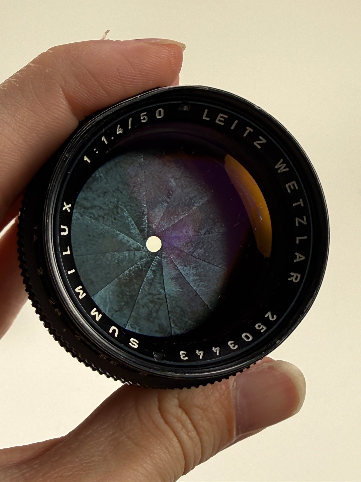 LEITZ Leica Summilux M 50mm F1.4 E43 Ver.II V2 Black Lens
