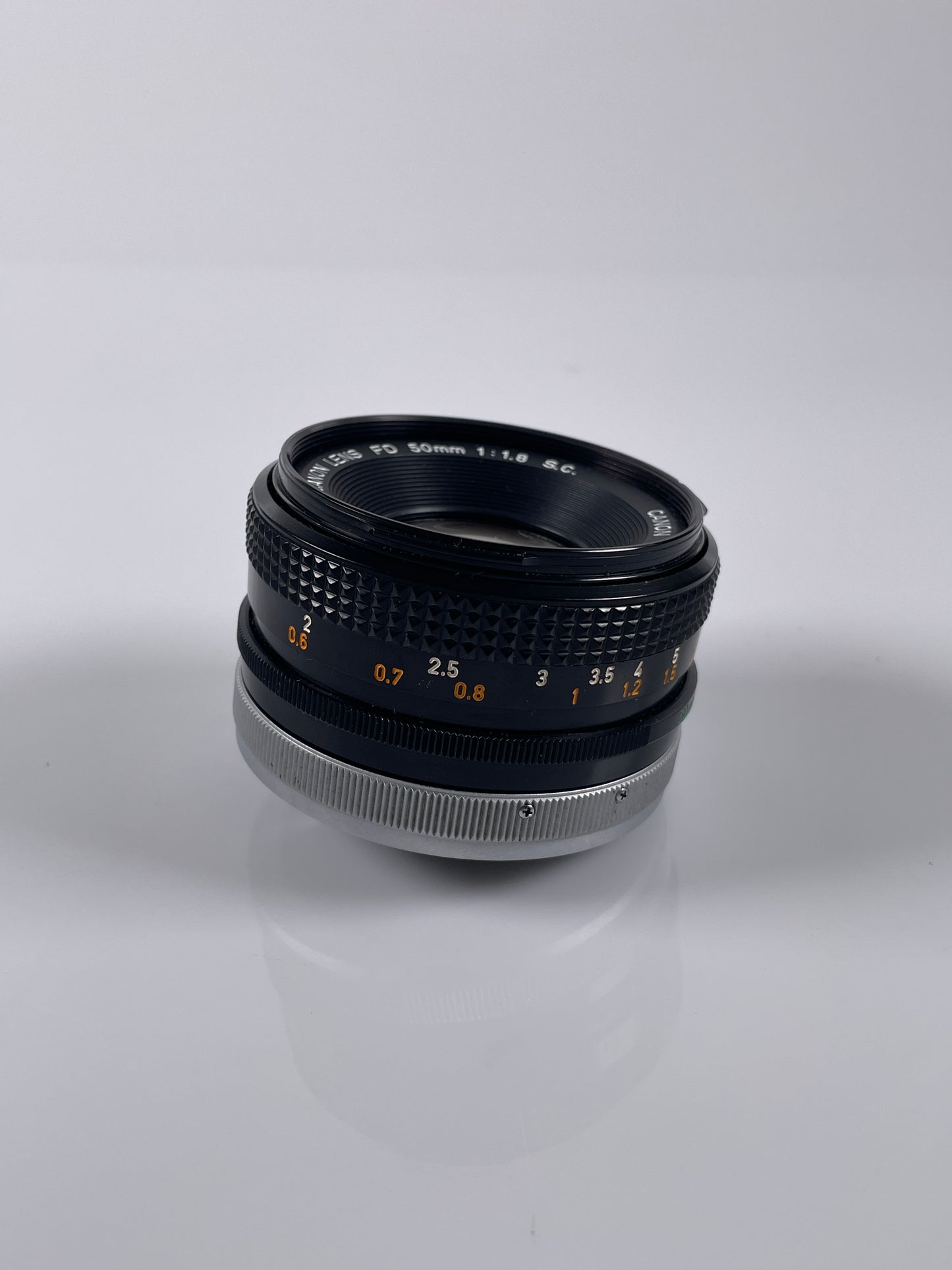 Canon 50mm F1.8 SC FD mount lens