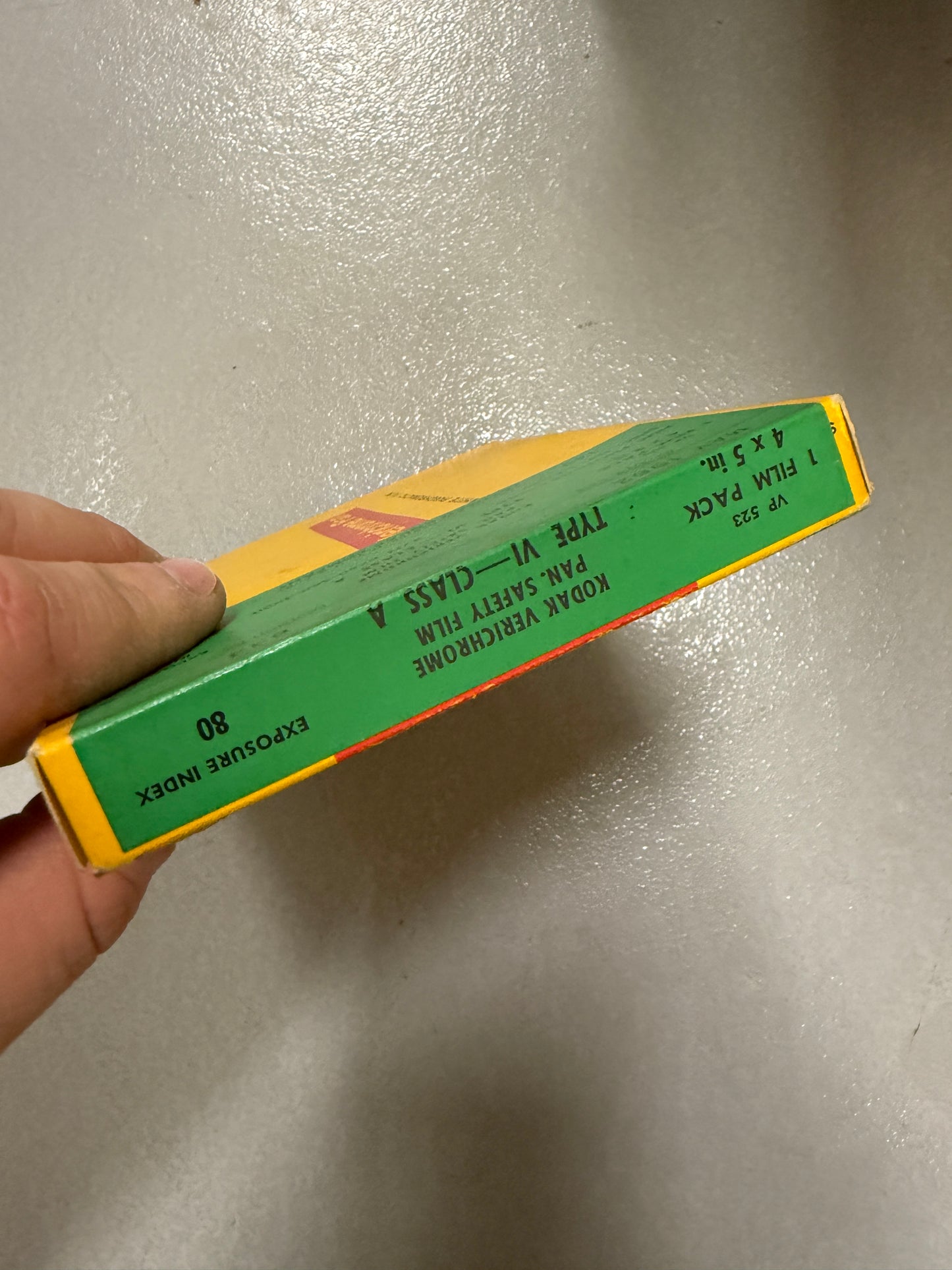 Kodak Verichrome Pan VP 523 Black & White Film 12 Sheets pack 4x5" military