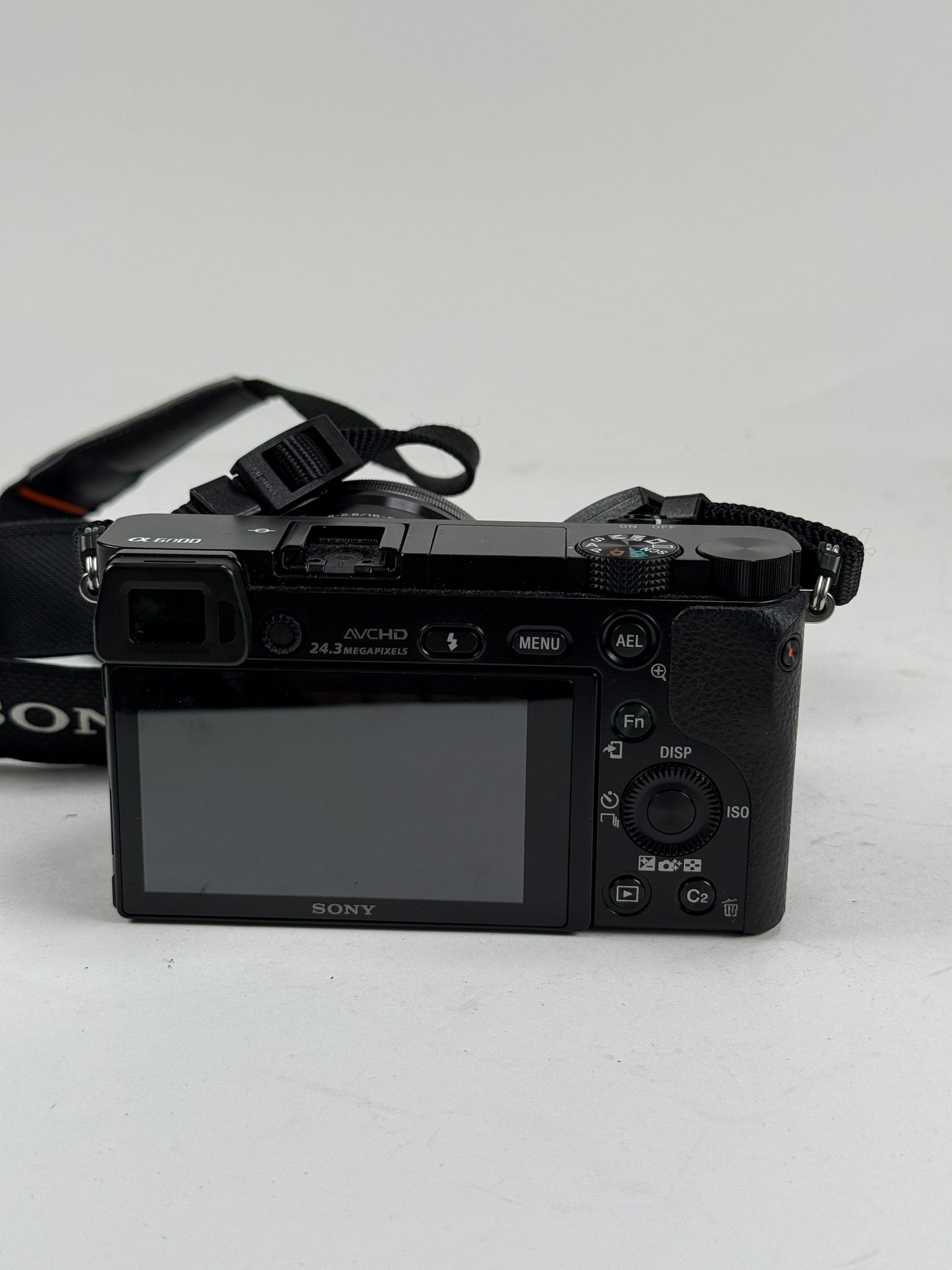 Sony Alpha A6000 24.3MP Digital Camera Black kit with 16-50mm lens kit
