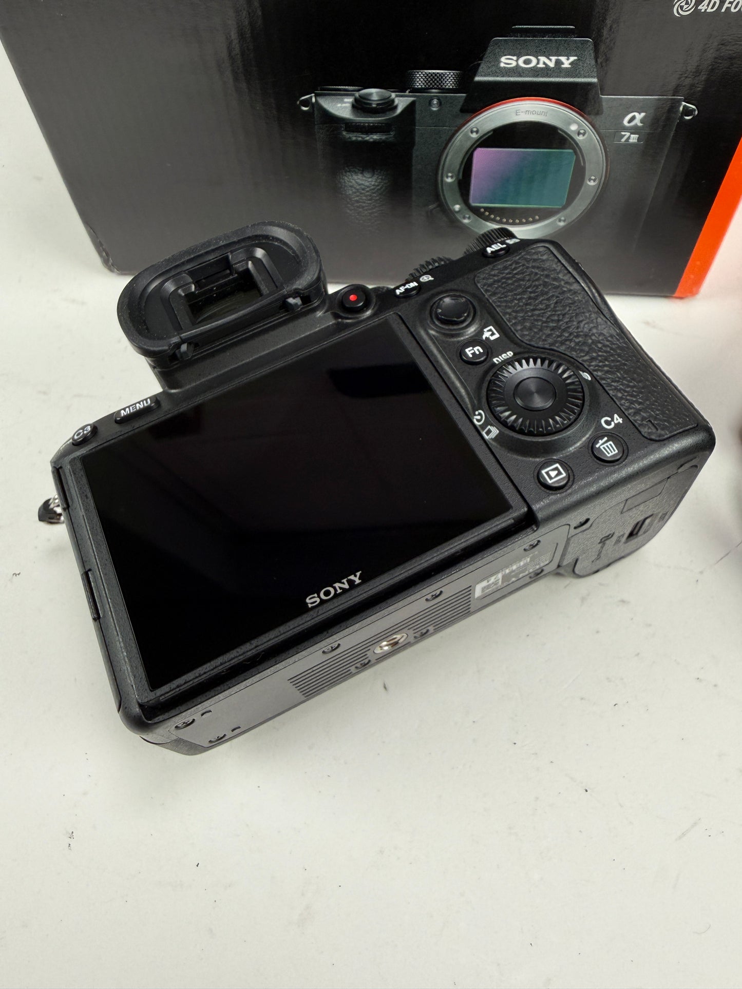 Sony Alpha A7III 24 MP Full-Frame Mirrorless Camera (Body Only) SC: 744