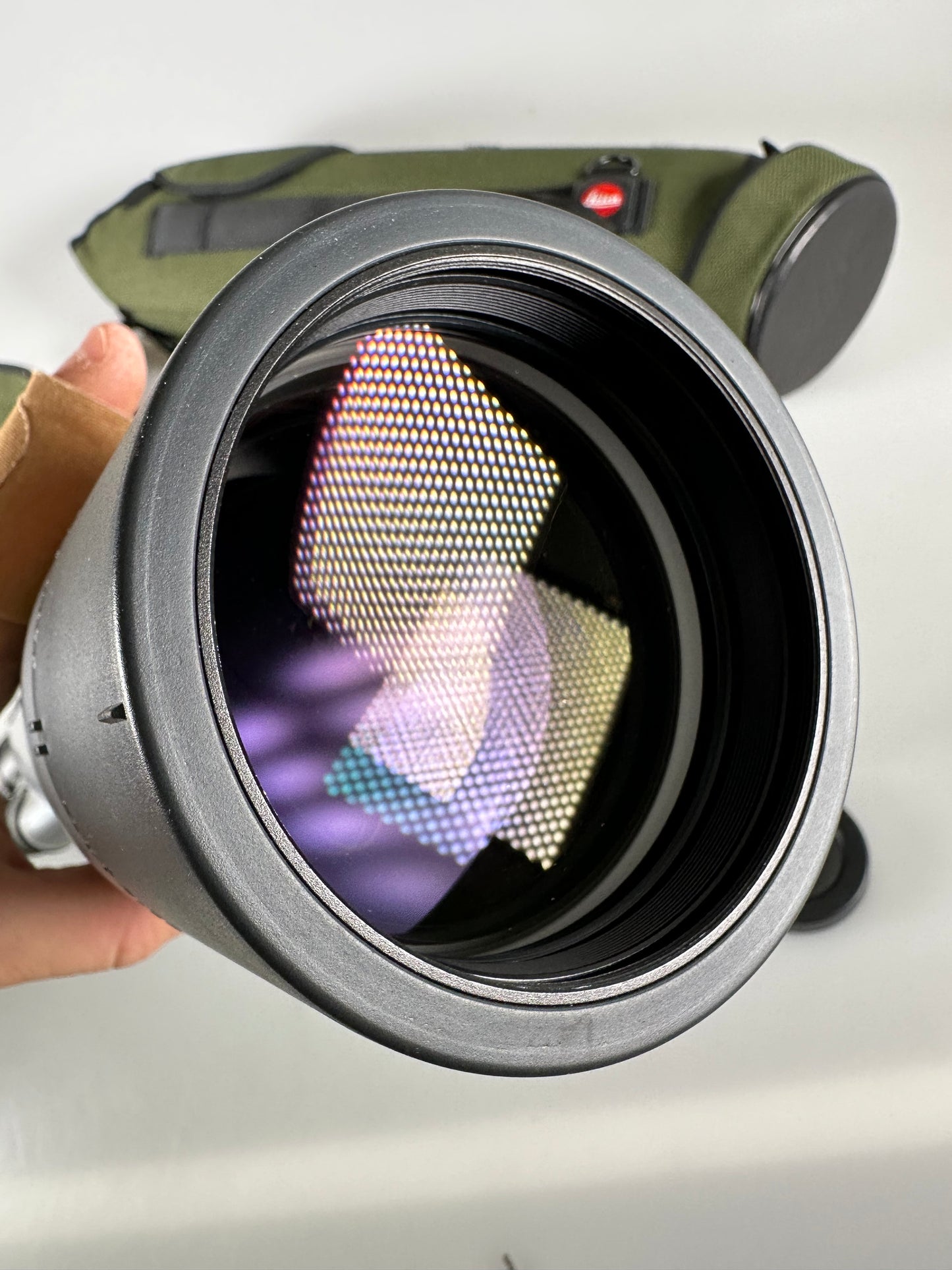 Leica APO Televid 77 spotting scope with case and B20x-60x eyepiece
