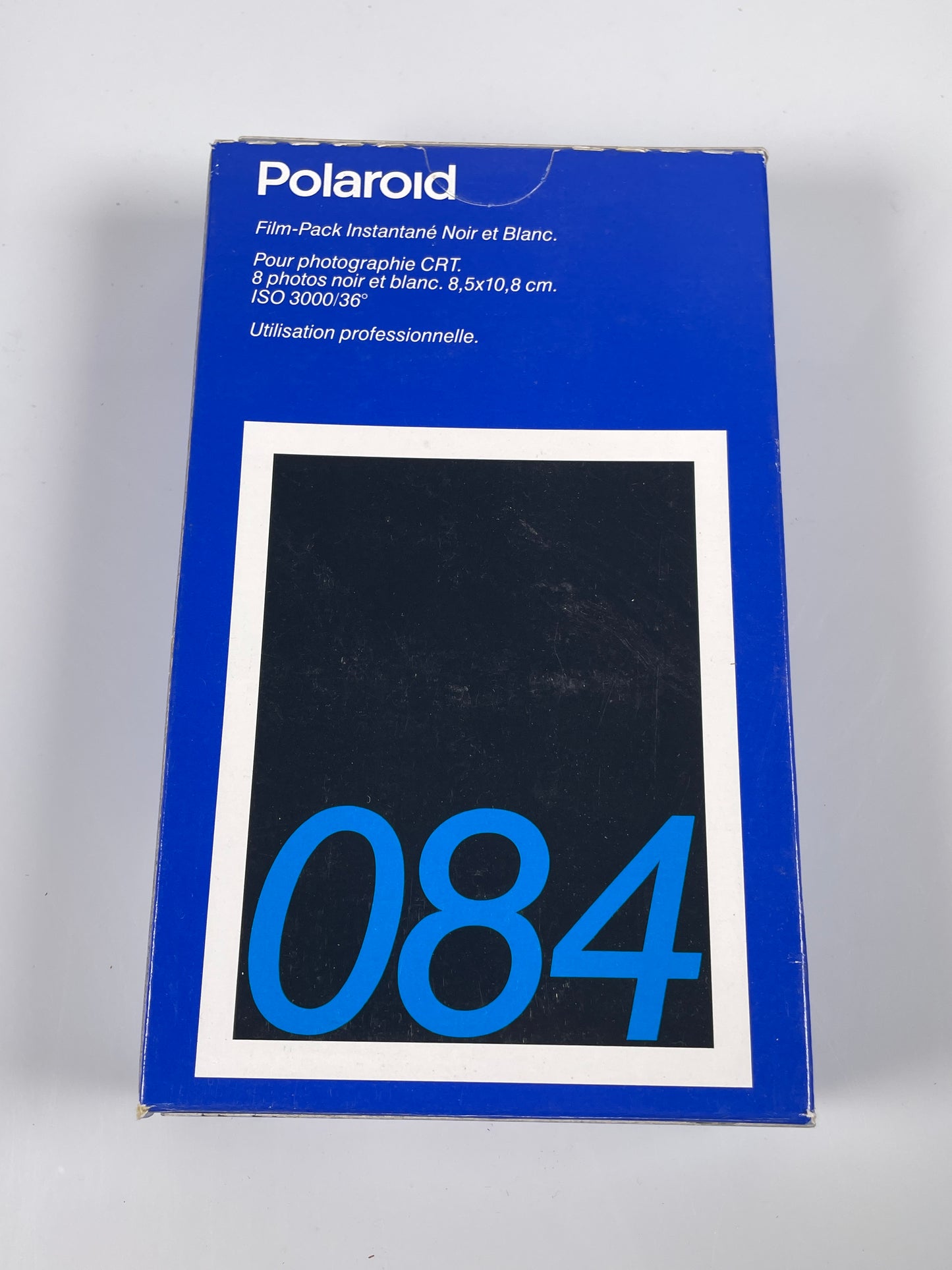 Polaroid 084 B&W 8 shots Cathode ray tube ISO 3000 Exp 1996