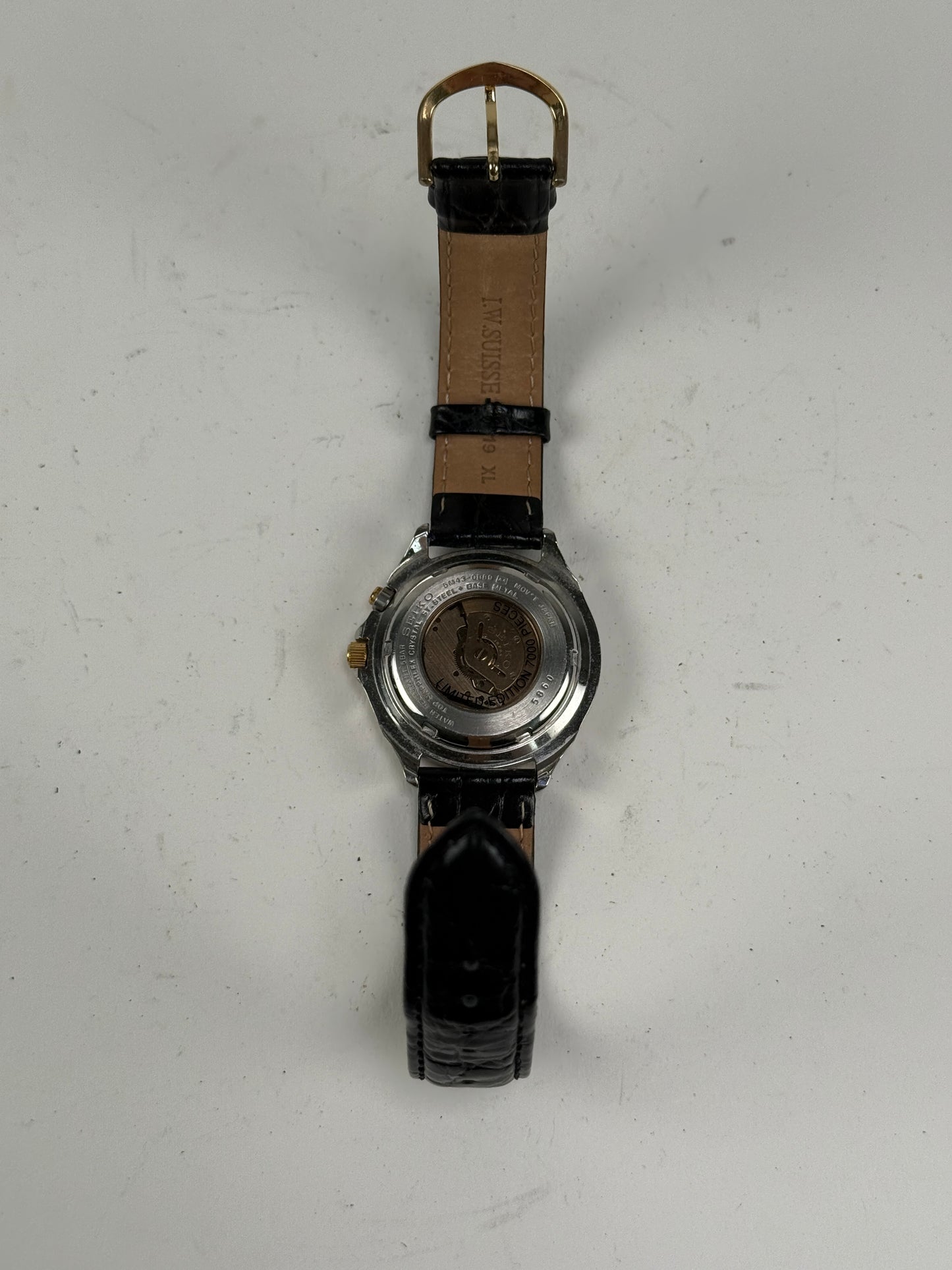 Sieko Kinetic Men’s Indicator Watch 5M43-0B89 Sapphire Crystal Limited edition sports 50